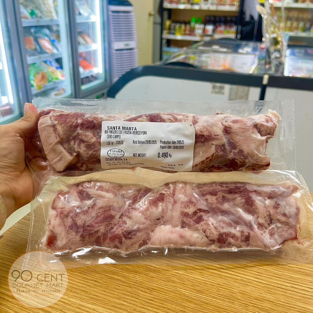 西班牙 Santa Marta 伊比利亞黑毛豬 肋肉條