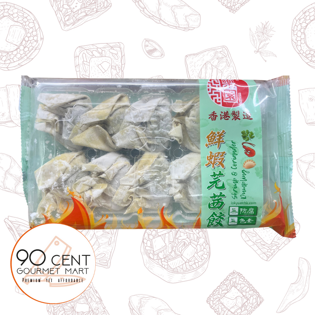 香港 樂園 鮮蝦雲吞韮菜餃 10粒裝
