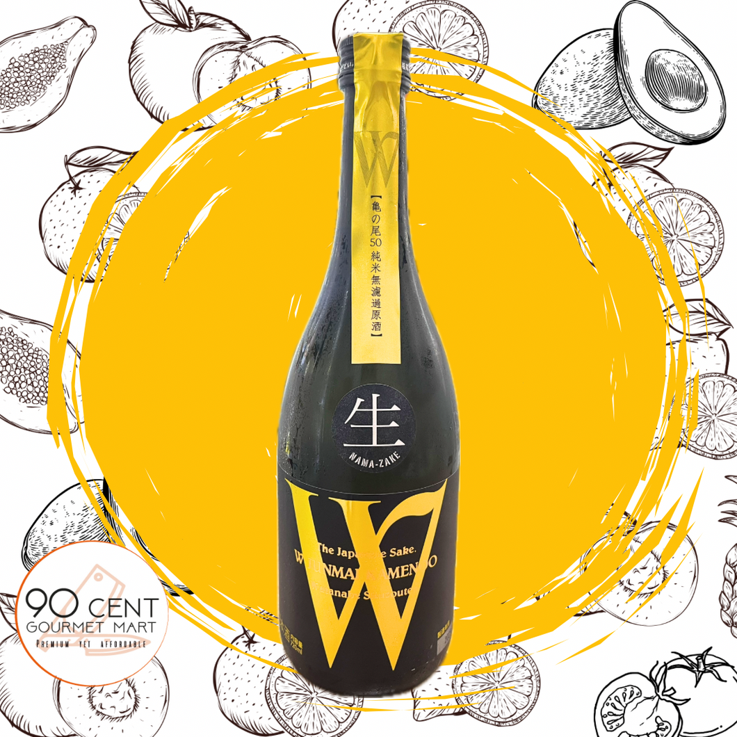 岐阜縣 W 亀の尾 純米 無濾過 生原酒 720ml