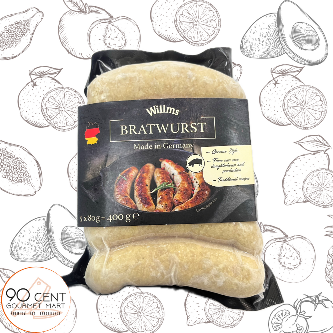 德國 Willms 傳統 Bratwurst 德國香腸 400g