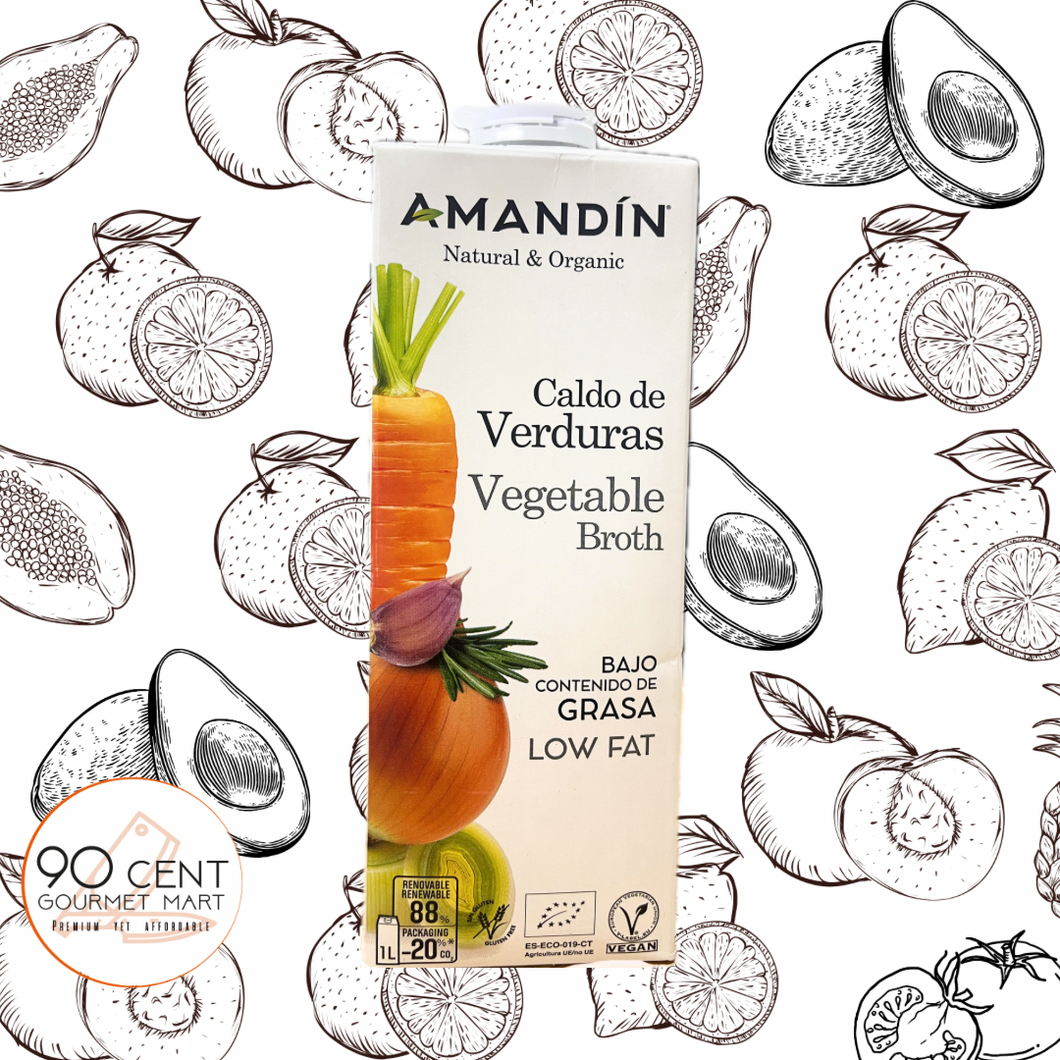 西班牙 AMANDIN - 有機全素低脂無糖無麩質雜菜湯