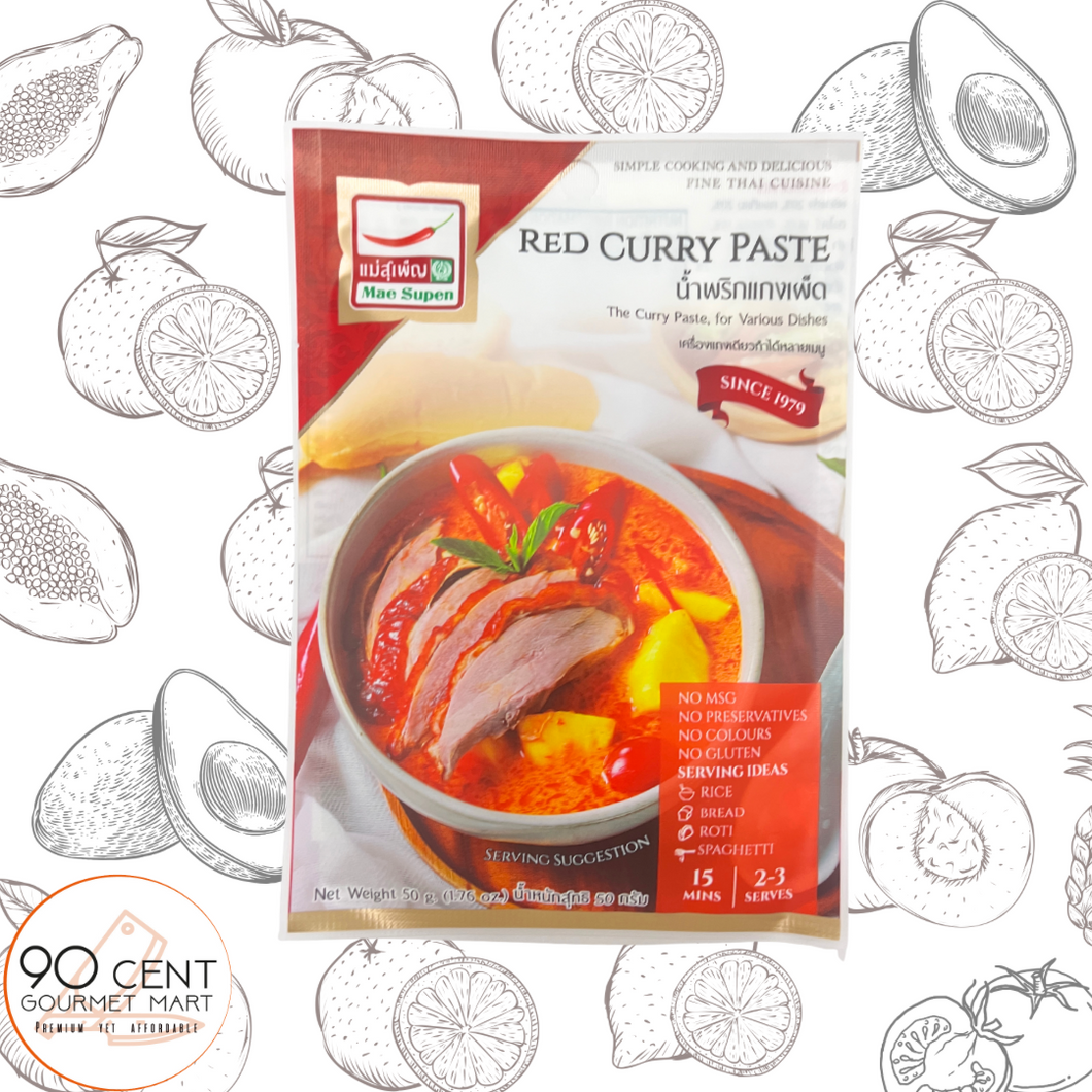 泰國 Mae Supen 紅咖哩醬 50g