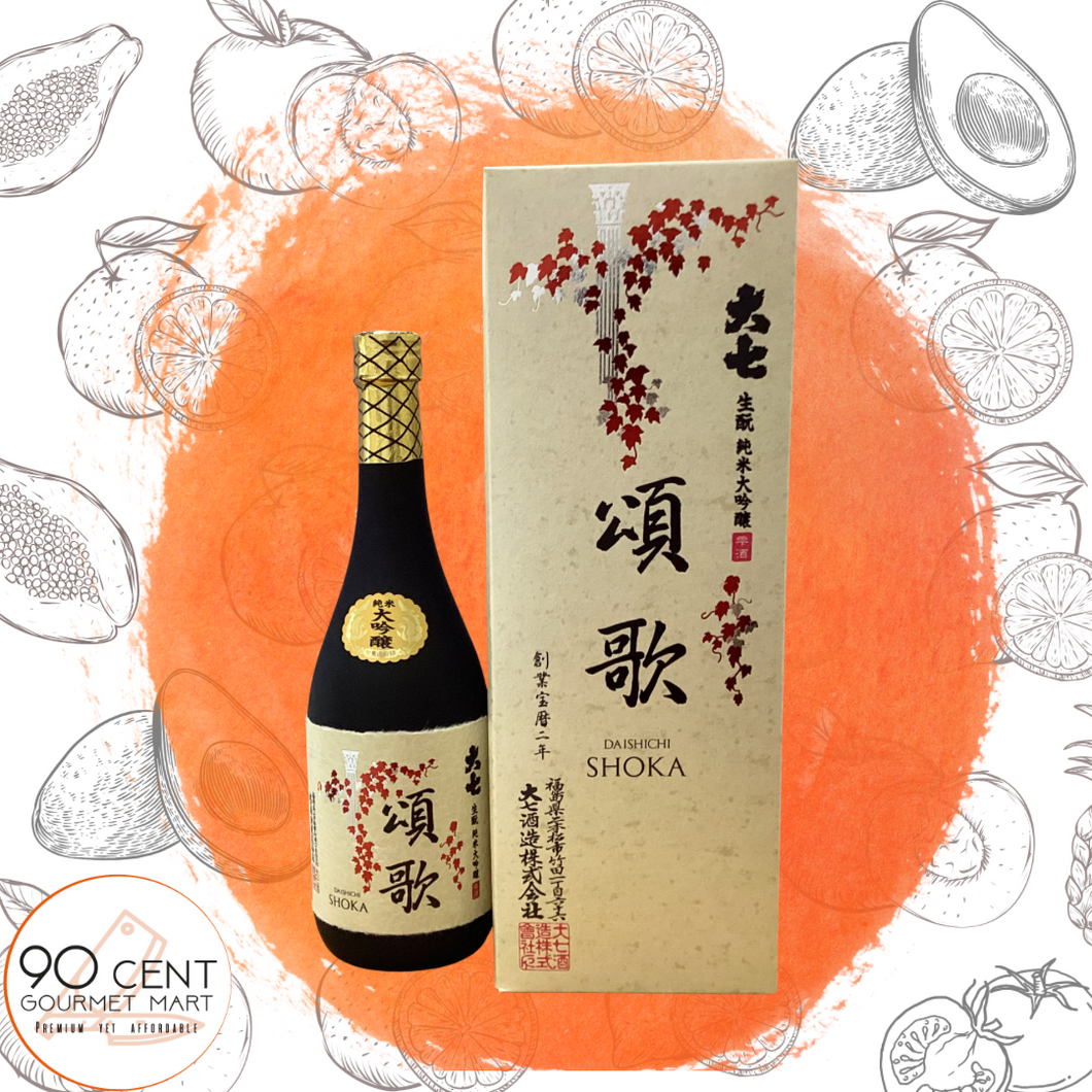 大七 生酛純米大吟釀 頌歌 雫酒 720ml