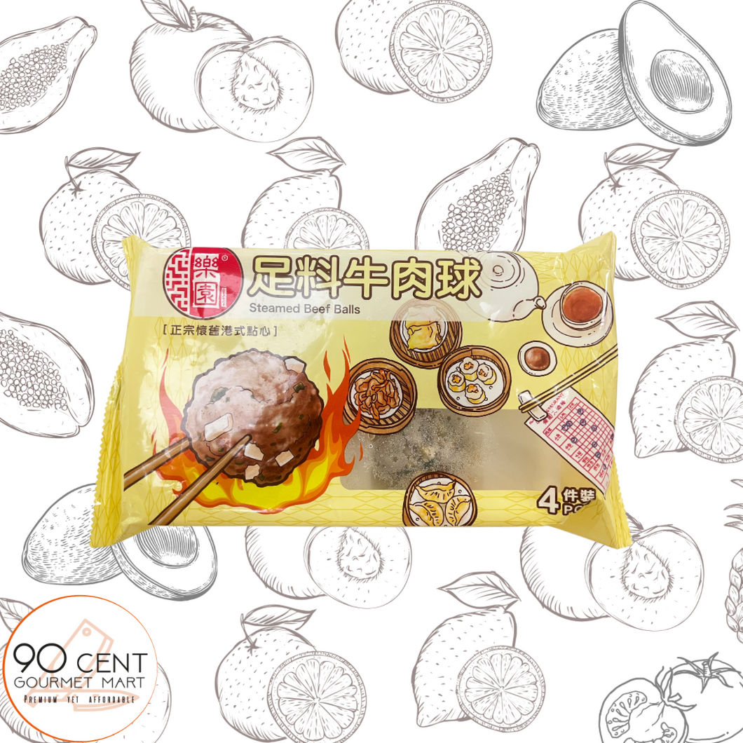 香港 樂園 足料牛肉球 4粒裝