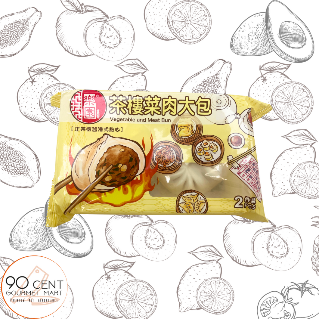 香港 樂園 茶樓 菜肉大包 2件裝