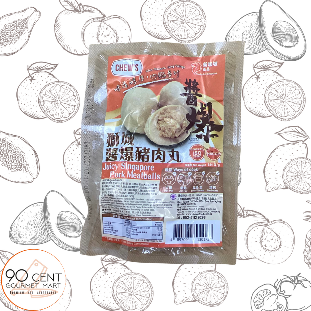新加坡 周氏 獅城醬爆豬肉丸