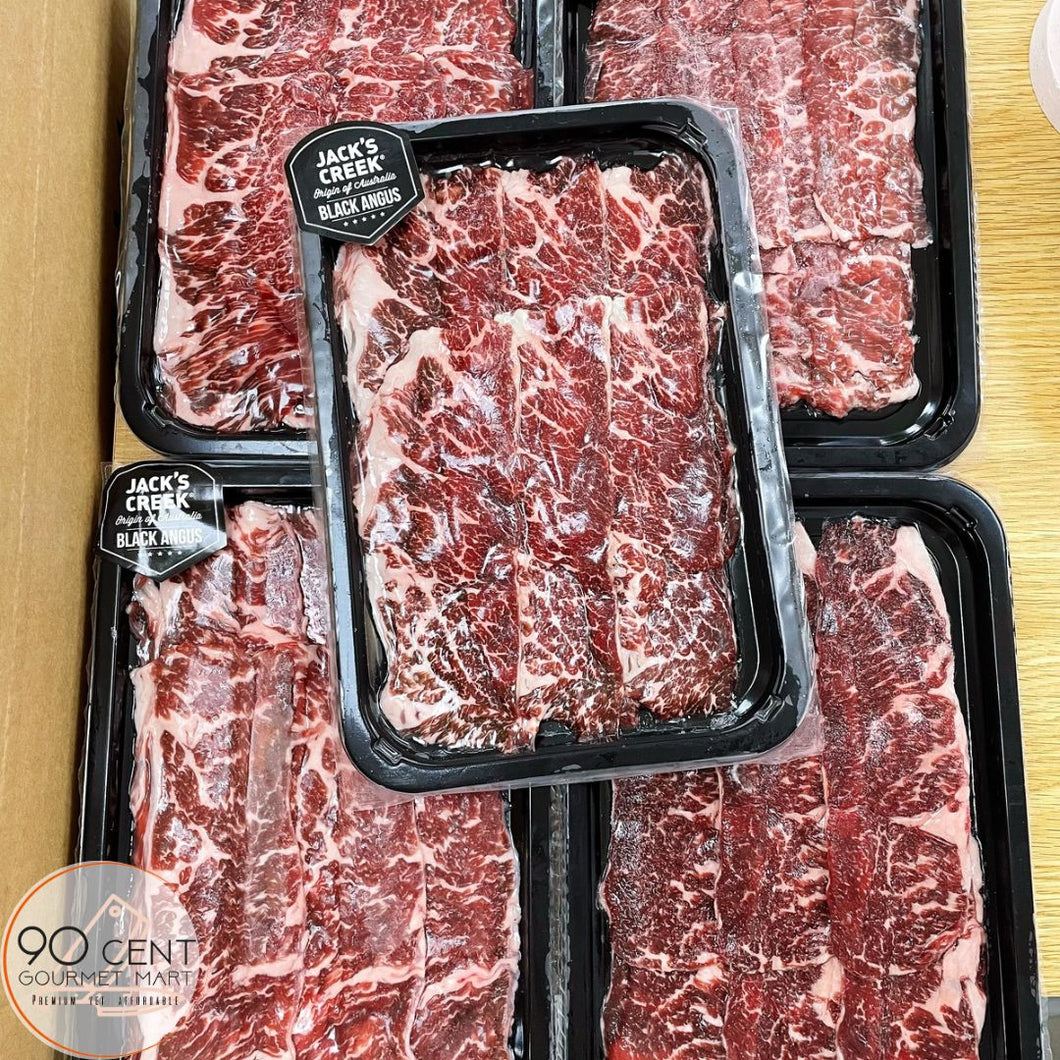 澳洲 Jack's Creek 黑安格斯牛180天穀飼MS3+ 牛頸脊火鍋片