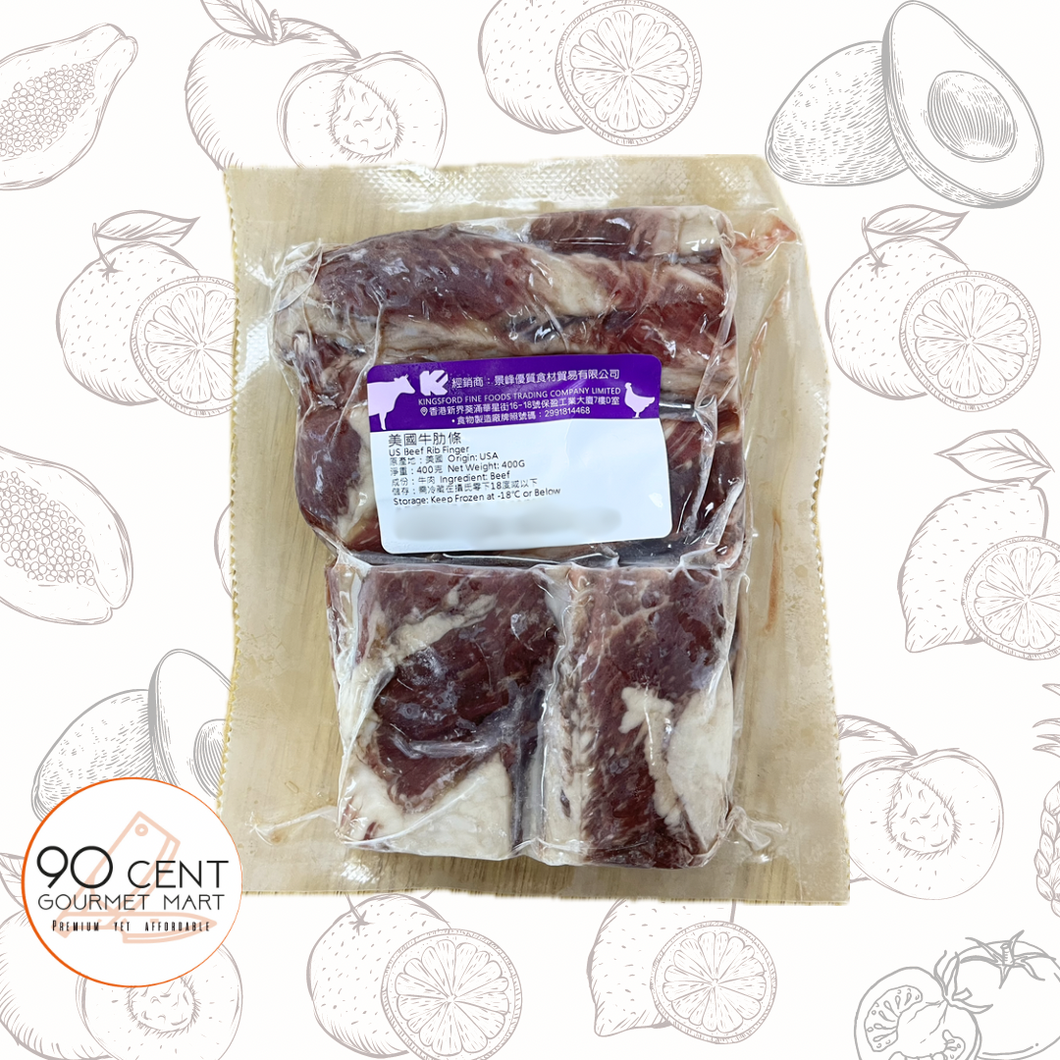 美國  穀飼牛肋條 400g