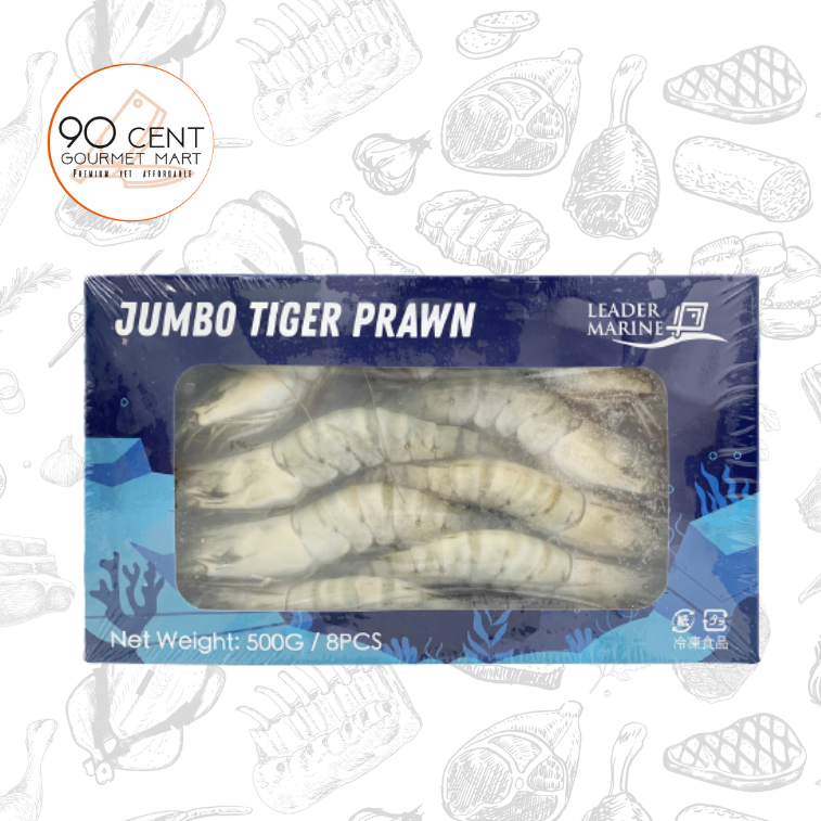 越南 急凍原隻虎蝦 8隻裝